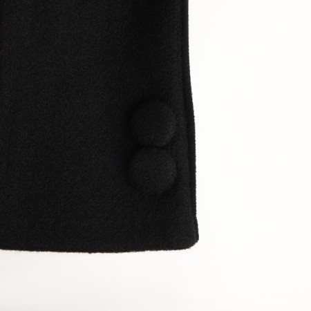 Gloves are female, dimensionless, without insulation, black color-3