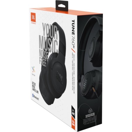 Monitorial headset JBL Tune 760NC 1.2m Black Black Bluetooth headband (JBLT760NCBLK)-6