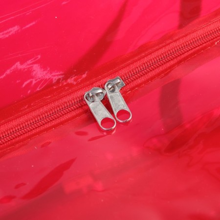 Bag in the maternity hospital 30x50x25, color PVC, red color-3