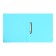 Folder on 2 rings A4, calligrata, 18 mm, 500 μm, turquoise-blue