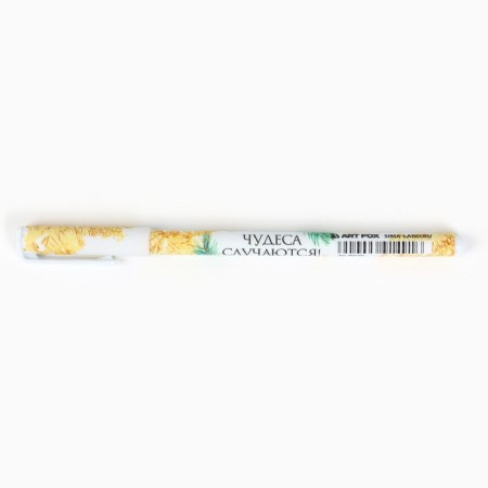 Pen with a cap "Happy New Year!", Plastic, blue paste 0.7 mm-2