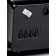 Electronic wall clock, thermometer calendar, 36.2 x 15.5 cm, red numbers 10 x 4.5 cm 1076627
