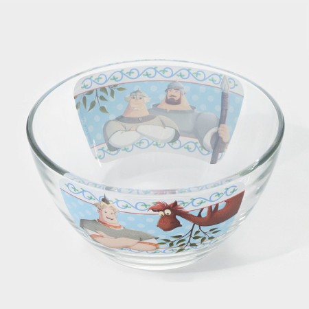 Glass salad -water "Three heroes", 500 ml, d = 13 cm-2
