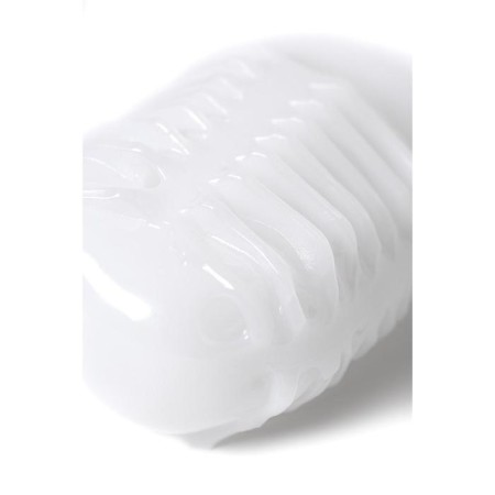 Masturbator Ribbed Ricky, TPE, white color, 4.5 cm-5