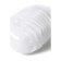 Masturbator Ribbed Ricky, TPE, white color, 4.5 cm