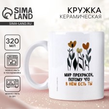 Кружка "Мир прекрасен", 320 мл