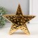 Piggy bank ceramics "Golden Star" 19.5x5.5x19.5 cm