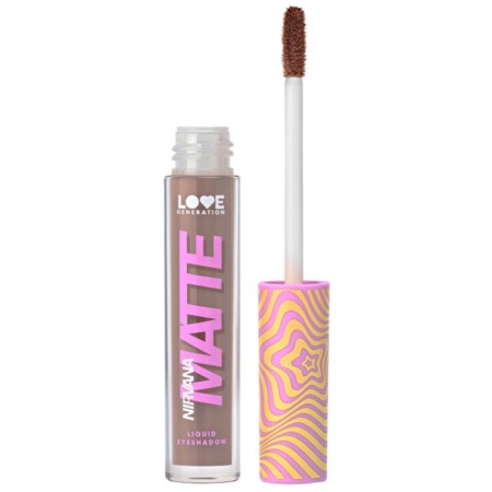 Eye Shadows Liquid Love Generation Nirvana, matte, tone 02 brown, 3 ml