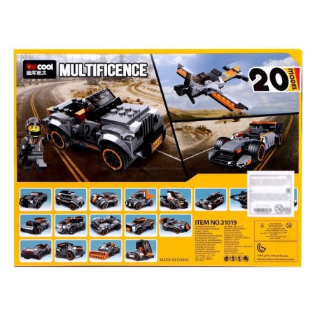 Block designer "Cabriolet", 20 assembly options, 233 details-8