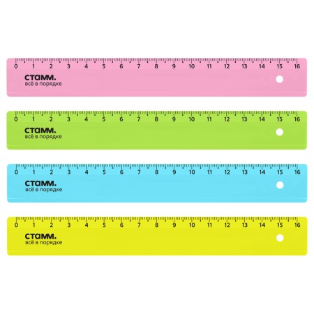 Line 16 cm Istanm, transparent, fluorescent, mix