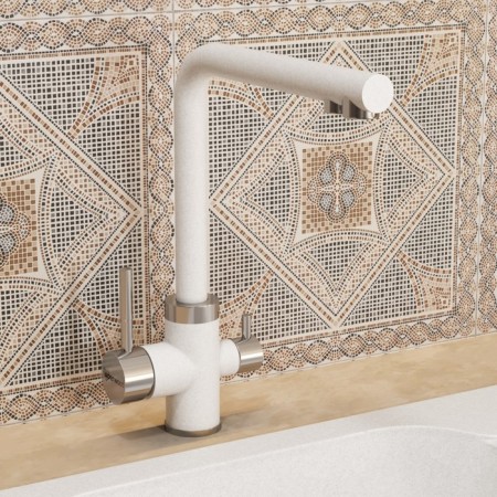 The kitchen mixer Uperwood Quartz UPD-03, with a filtered water channel, color 01 BE