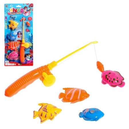 Magnetic fishing "Good catch", 4 fish