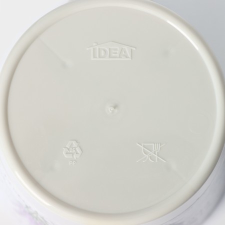 A pot for flowers with a basal watering “Nika deco. Lavender ", 800 ml-2