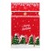 Polyethylene gift package, with ties "Christmas tree", 15x23cm