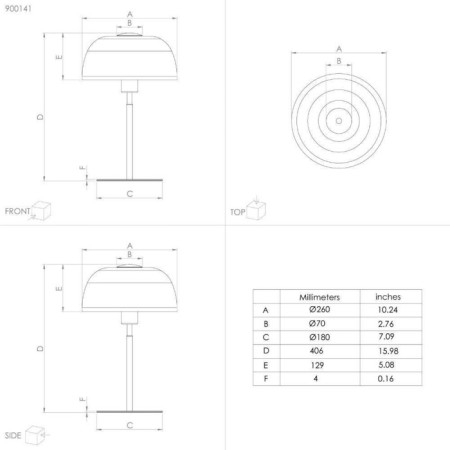 Solo 1x40W table lamp E27-4