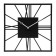 Wall clock: loft, "Rome", silent, 35 x 35 cm