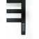 Electric towel Grois Bruno, 500x800 mm, 8 crossbars, lower, black