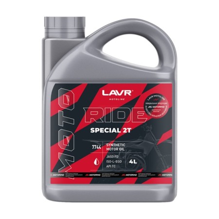 Motor oil Lavr Moto Ride Special 2T FD, 4 liters-1