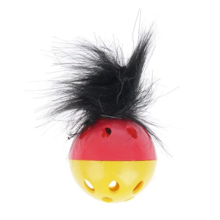 A toy for cats "rattle with a bell and fur" zoonik, mix