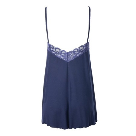 Night shirt female, dark blue color, size 50-7