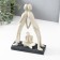 Souvenir Polystone "House there is the family" White 7x17x24.5 cm