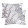 The set of pillowcases "Ethel" Gray Tropics 50x70cm - 2pcs, Poplin