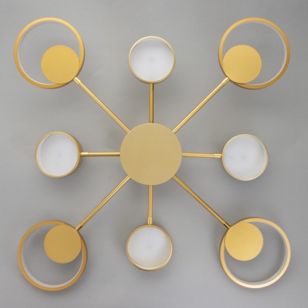 Causteen with PDU 2301/8GD LED 160W 3000-6000k gold 93x93x8 cm Bayerlux-8