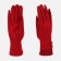 Gloves are female, dimensionless, without insulation, red color