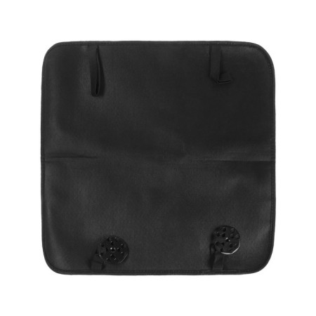 Front seat, artificial fur, size 48 x 48 cm, black-3
