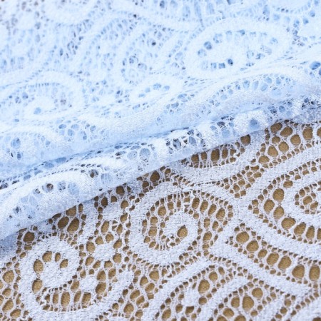 Lace elastic fabric, 180 mm × 2.7 ± 0.5 m, the color of the sky blue-2