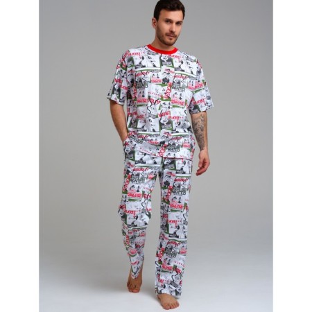 Pajama for men PlayTode: longshit and trousers, size S-1