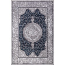 Rectangular carpet Karmen Hali Quantum, size 234x340 cm, color Grey/Grey