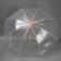 Umbrella - a semiautomatic “neon” cane, 8 knitting needles, r = 47 cm, mixing color/transparent