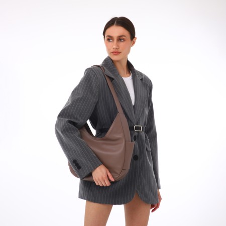 Female bag Textura, bag, medium size, brown color-7