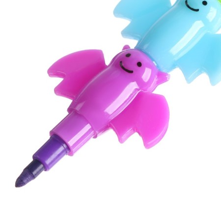 Wax pencil "Bat", set of 6 colors-2