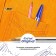 A set of ballpoint pens 10 pieces, BIC "Cristal Original", 1.0 mm node, blue ink, transparent case