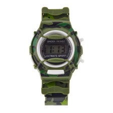 Watch of Banding Electronic Camouflage, D-4 cm, silicone strap