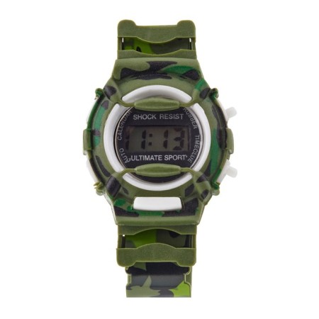 Watch of Banding Electronic Camouflage, D-4 cm, silicone strap
