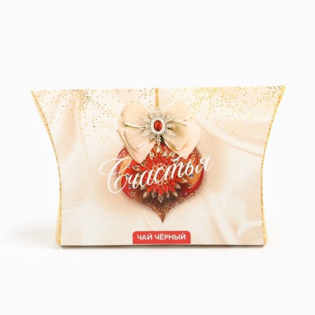 Black New Year's tea "Happiness", with the taste of gingerbread, 20 g.-4