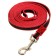 Kaponnoye zonik leash with double latex thread, 3 m x 1.5 cm, red