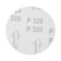 Circle of abrasive grinding under the "Velcro" Tundra, 125 mm, P320, 10 pcs.