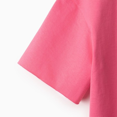 Kit for girls (T -shirt, shorts) minku pink color, height 152-4