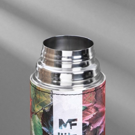 Thermos "Leaves" in Kozhzam, Mode Forrest, 750 ml, heat conservation 16-18 hours-5