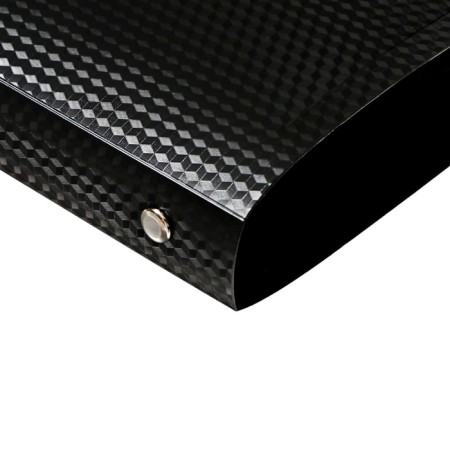 Folder on 4 rings A4, Erichkrause "Diamond Total Black", 24 mm, 550 μm, embossing, black-3