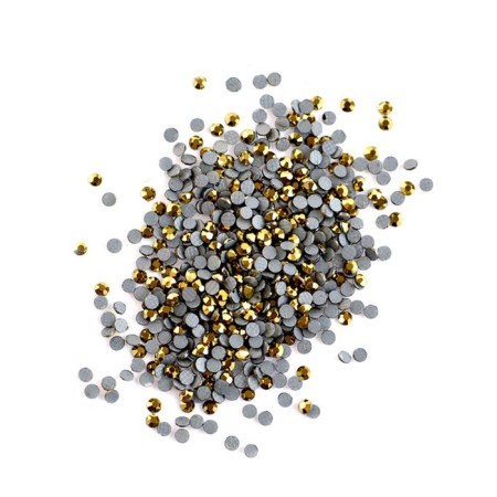 TNL plastic rhinestones, No. 4 Noble bronze, 1440 pcs-1
