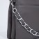 Bag Cross-Bodi with a zipper, gray color
