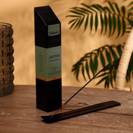 Incense "tulasi" 40 fragrances with Jasmine stand