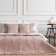 Cover with pillowcases "Hugo", size 230x250 cm, powder color