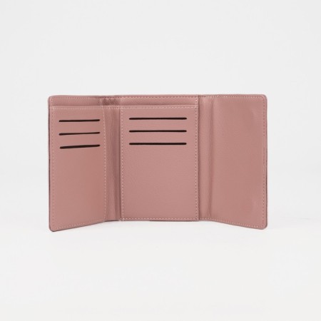 Women's wallet on magnets, powder color-2