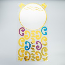 Interior mirror sticker 